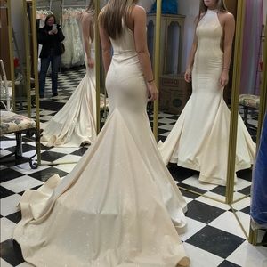 Ivory prom/pageant dress